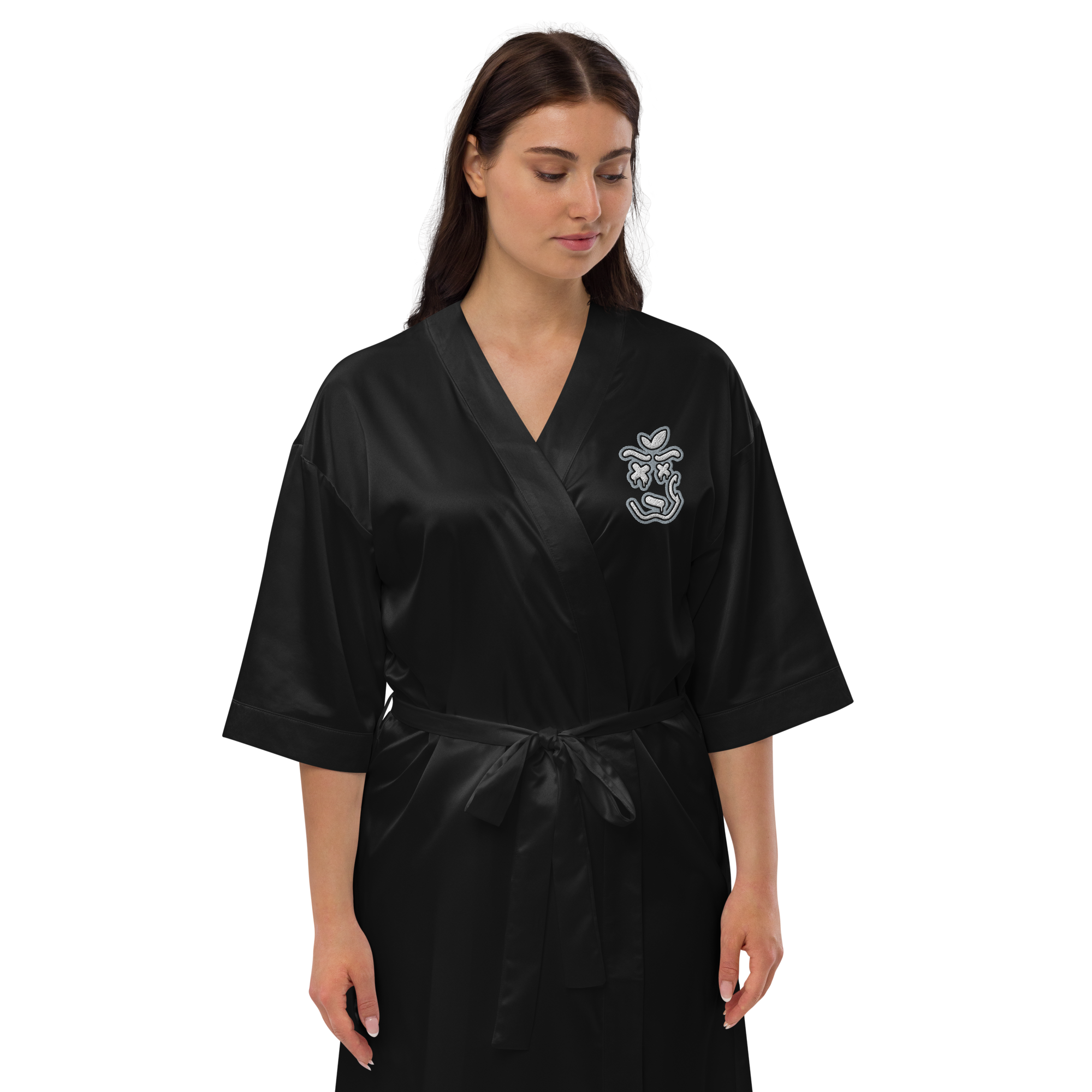 Looming Psycho Satin robe