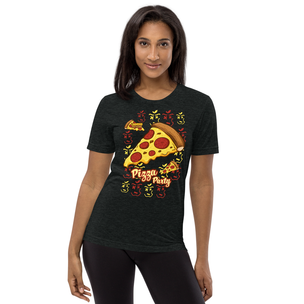 Looming Psycho Pizza Party Triblend Tee